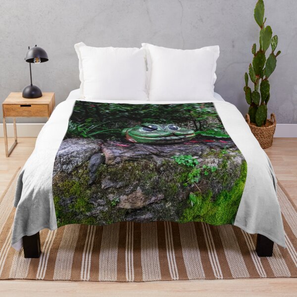Item preview, Cracked Frog Statue – Whimsical Garden Decay Phot designed and sold by tommy3613.