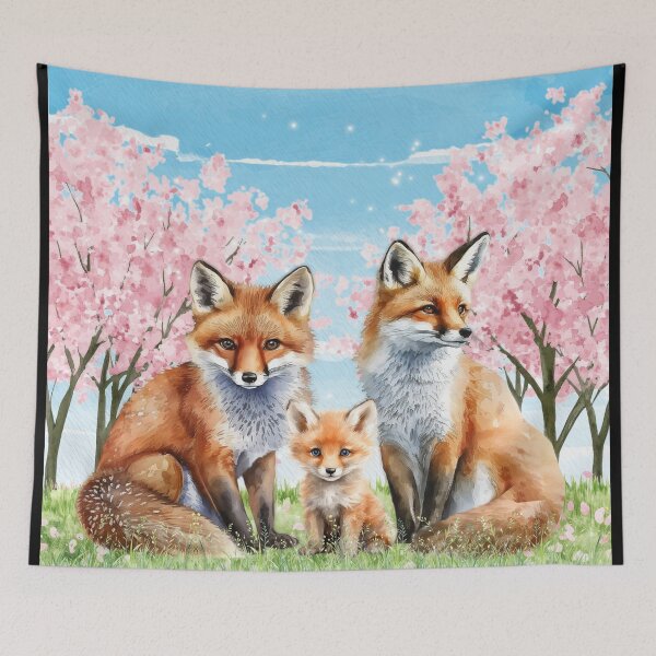 Item preview, Fox Family designed and sold by Karen Wood.