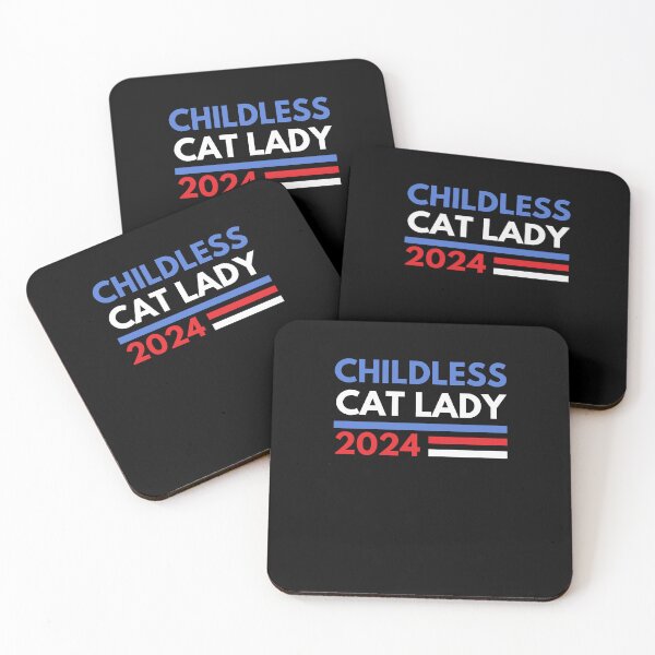 Item preview, Childless Cat Lady 2024 funny election humor joke designed and sold by snowry.