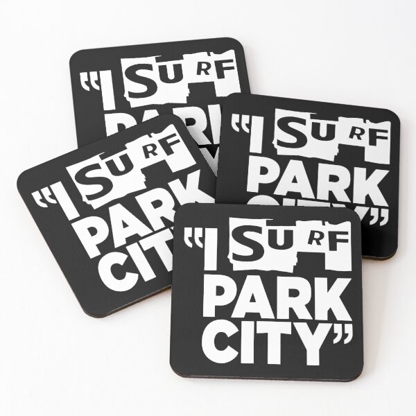 Item preview, I Surf Park City White upscaled stroked designed and sold by "I Surf Mountains".