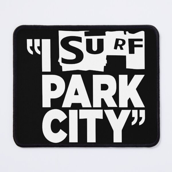 Item preview, I Surf Park City White upscaled stroked designed and sold by "I Surf Mountains".