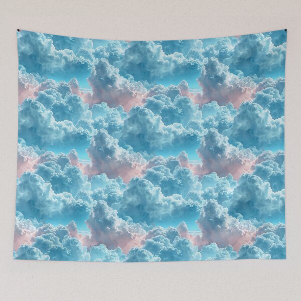 Item preview, Blue Sky Fluffy Clouds Art designed and sold by NTGUILTY.
