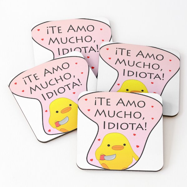 Item preview, TE AMO MUCHO Pollito con cuchillo, I LOVE YOU designed and sold by DibujandoPorfa.