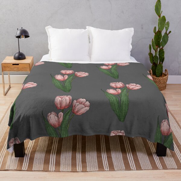 Aperçu de l'œuvre Fleurs de tulipes roses créée et vendue par Marguerite Artistry.