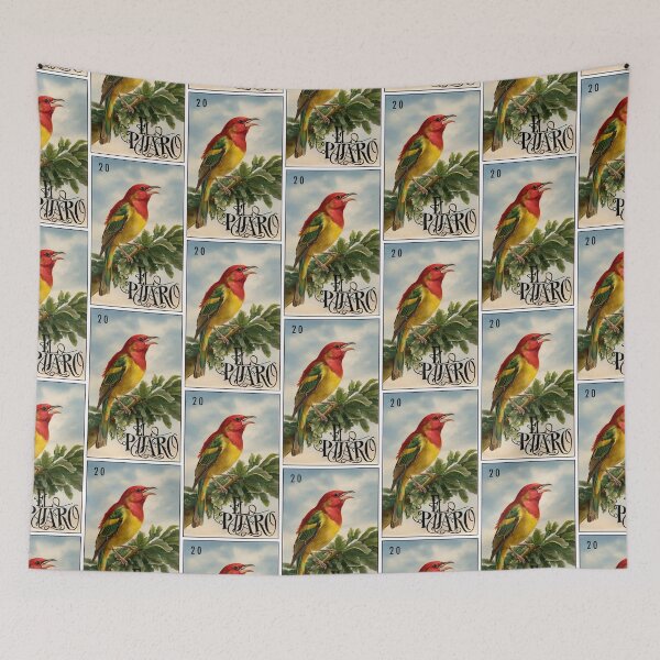 Item preview, El Pajaro (The bird) Loteria Card 20 designed and sold by matteflor.