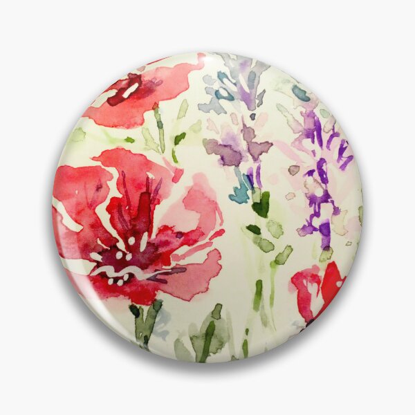 Item preview, Poppies and Lavender designed and sold by Kara Draws.