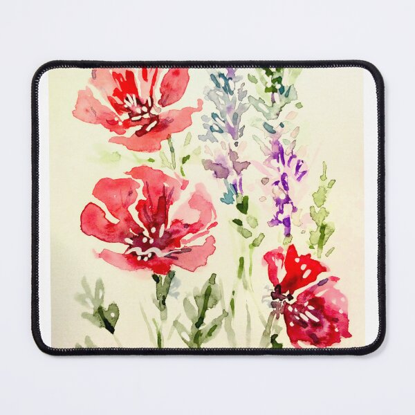 Item preview, Poppies and Lavender designed and sold by Kara Draws.
