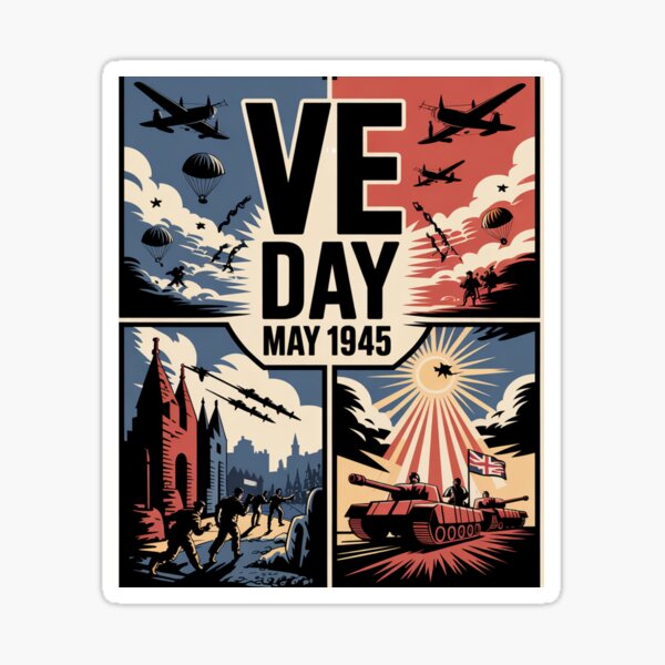 Item preview, VE DAY MAY 1945 designed and sold by Rumpelkammer.