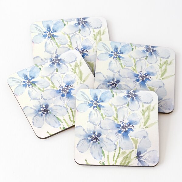 Item preview, Blue Wildflowers designed and sold by Kara Draws.