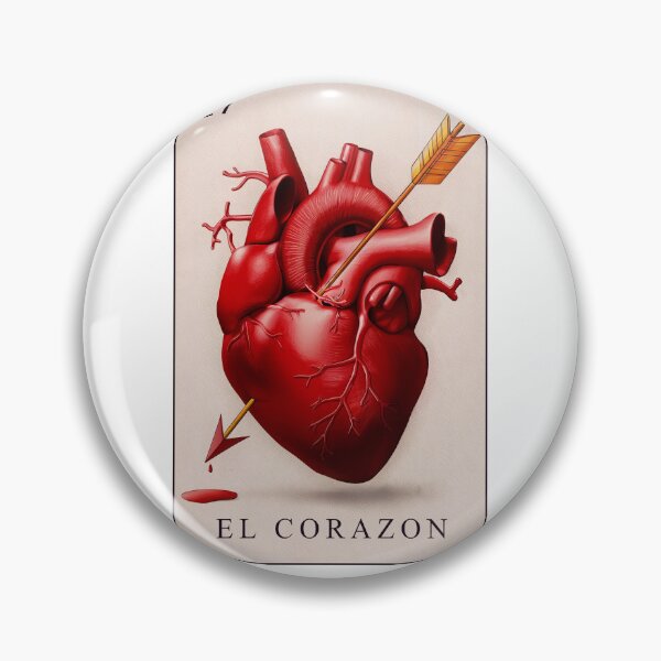 Item preview, El Corazon (The Heart) Loteria Card 27 designed and sold by matteflor.