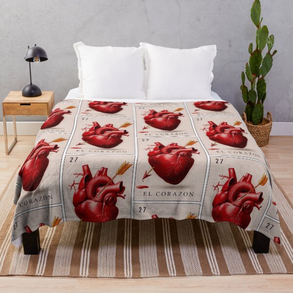 Item preview, El Corazon (The Heart) Loteria Card 27 designed and sold by matteflor.