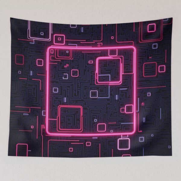 Item preview, Digital Neon Maze designed and sold by JonelleTshirts.