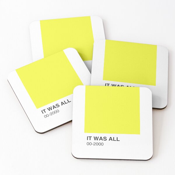 Item preview, Yellow Song Album Colour Swatch - Full Width designed and sold by The Colourful Game.