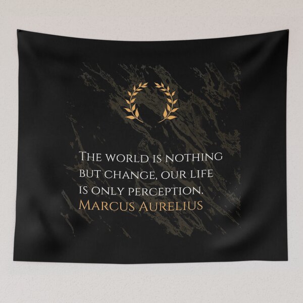 Item preview, Embrace Change and Perception - Marcus Aurelius designed and sold by DoseOPhilosophy.