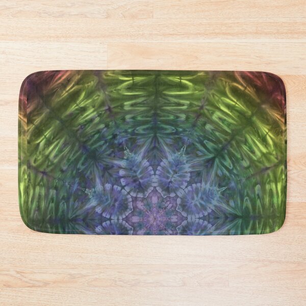 Item preview, Rainbow Tie Dye mandala meditation star designed and sold by AuroraXGreen.
