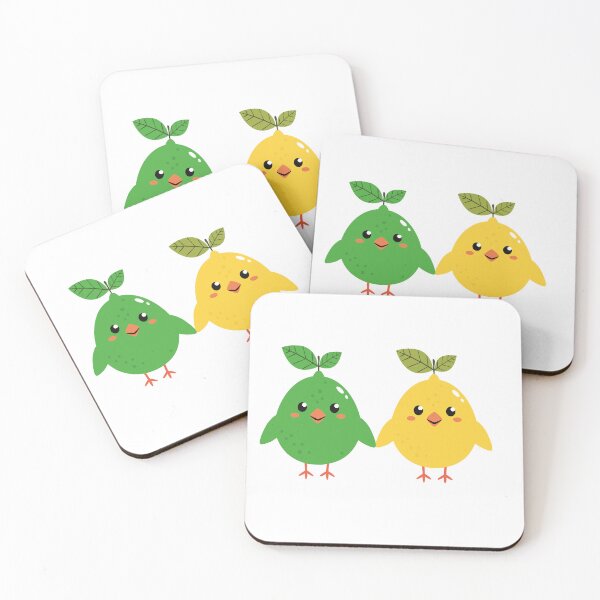 Item preview, lime, lemon chick friends, together forever cute  designed and sold by Eva-Designs-.