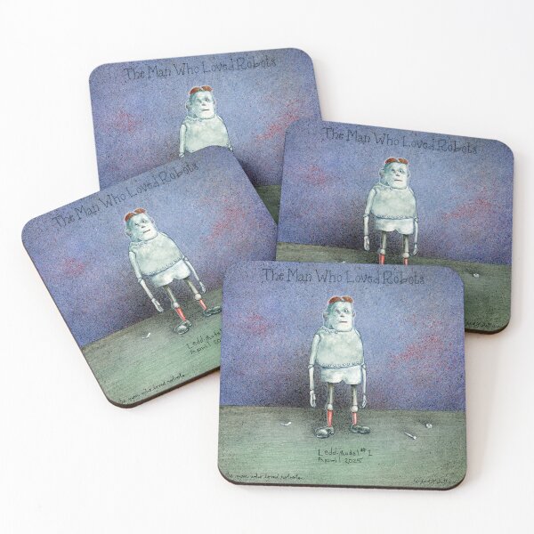 Item preview, man who loved robots... designed and sold by Will Bullas Studio.