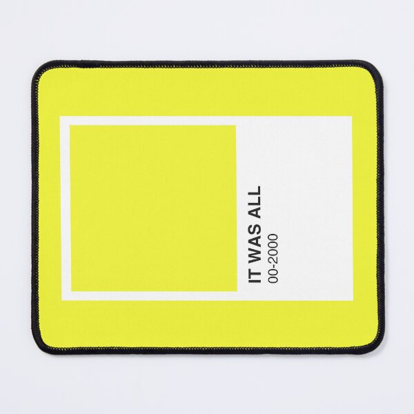 Item preview, Yellow Song Album Colour Swatch - Yellow Border designed and sold by The Colourful Game.