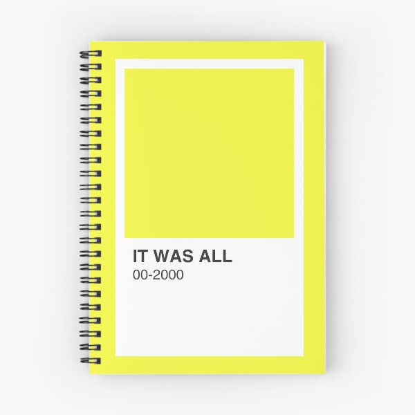 Item preview, Yellow Song Album Colour Swatch - Yellow Border designed and sold by The Colourful Game.