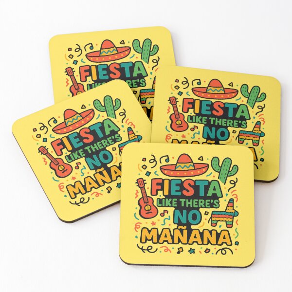 Item preview, Fiesta Like There's No Mañana – Funny Colorful Party designed and sold by Bratak.