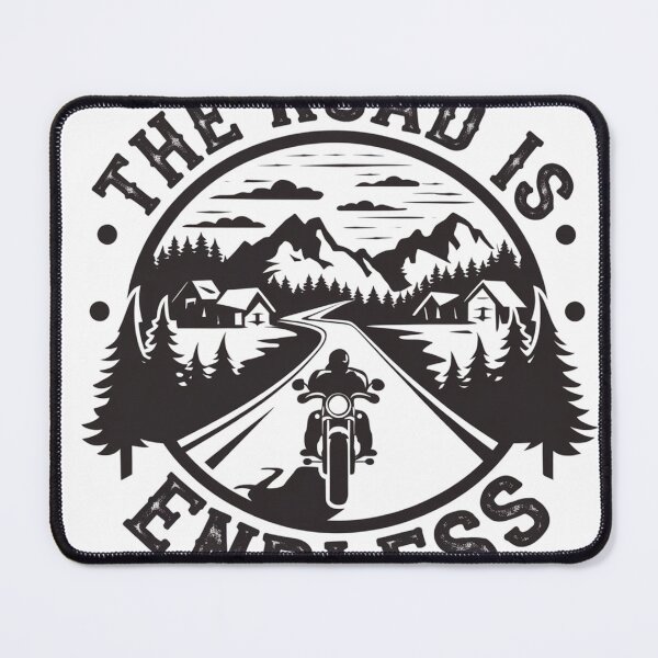 Item preview, With the motorcycle the road has no end designed and sold by FusiTink.