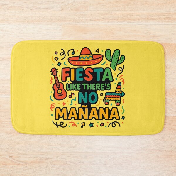 Item preview, Fiesta Like There's No Mañana – Funny Colorful Party designed and sold by Bratak.