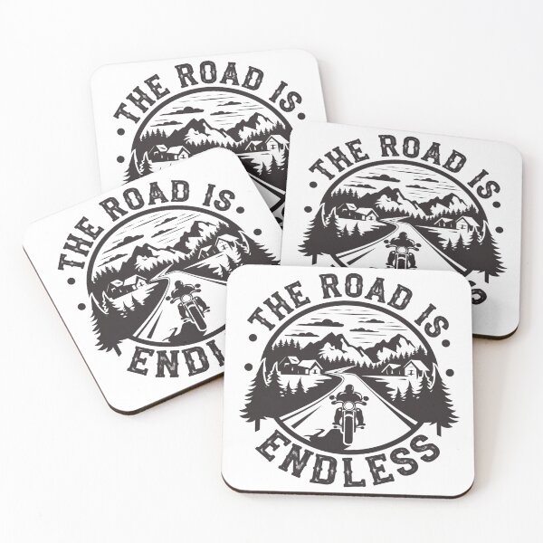 Item preview, With the motorcycle the road has no end designed and sold by FusiTink.