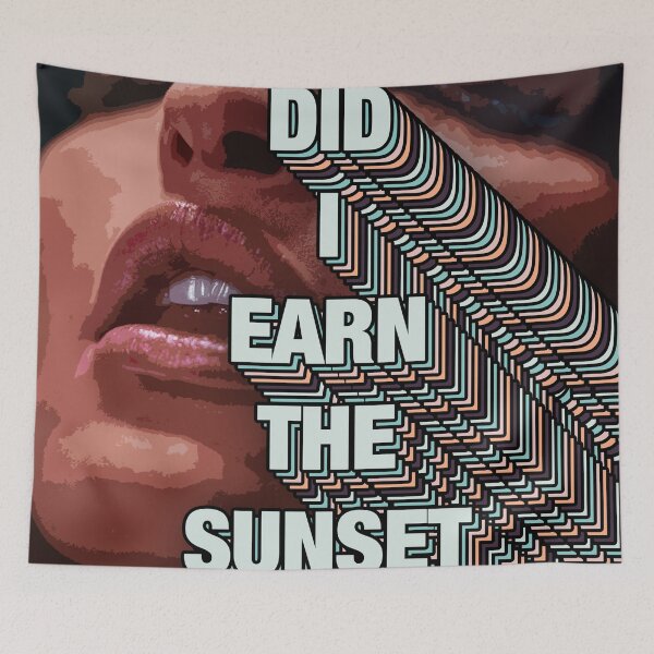 Item preview, DID I EARN THE SUNSET? designed and sold by The Turbulent Architect.