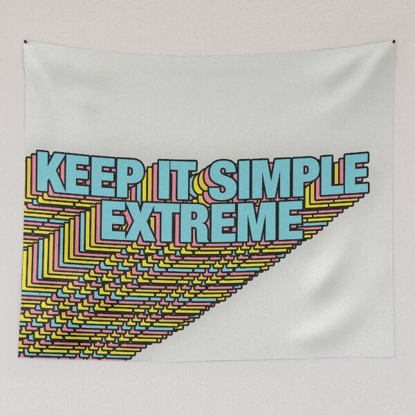 Item preview, KEEP IT SIMPLE, EXTREME designed and sold by The Turbulent Architect.