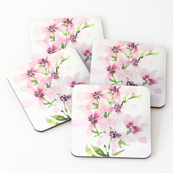 Item preview, Pink Wildflowers designed and sold by Kara Draws.
