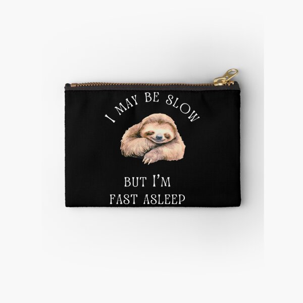 Item preview, I may be slow but I'm fast asleep sloth retro  designed and sold by ClickATee Store .