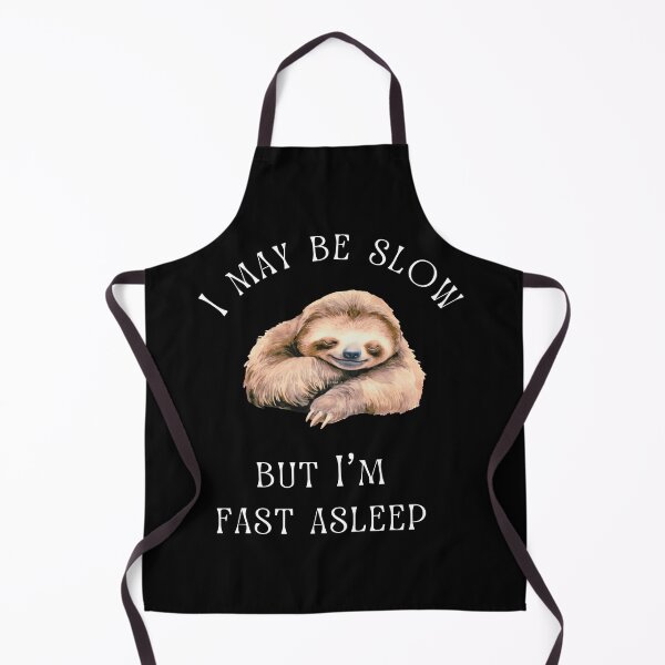 Item preview, I may be slow but I'm fast asleep sloth retro designed and sold by ClickATee Store .