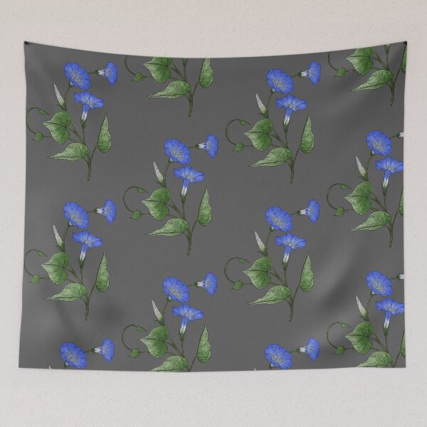 Artikelvorschau, Blaue Prunkwinden entworfen und verkauft von Marguerite Artistry.