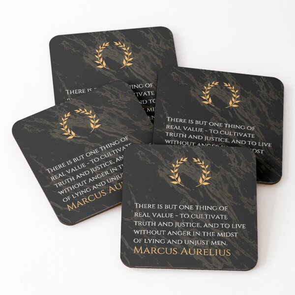 Item preview, Cultivate Truth and Justice - Marcus Aurelius Stoic Philosophy designed and sold by DoseOPhilosophy.