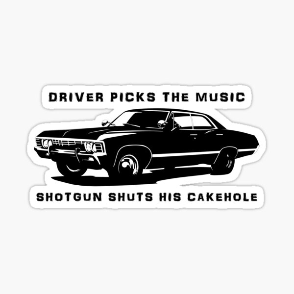 Driver Picks the Music Sticker