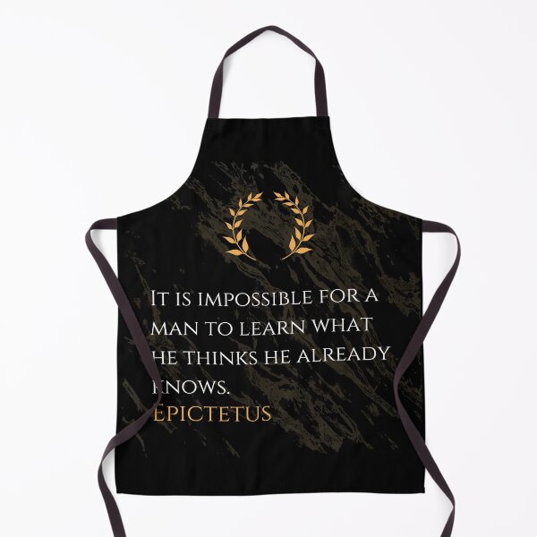 Item preview, The Trap of False Knowledge - Epictetus Stoicism Quote designed and sold by DoseOPhilosophy.