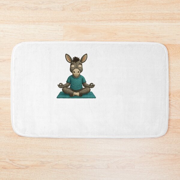 Item preview, Mindful Donkey Embroidered Patch – Centered in the Chaos designed and sold by #Adulting Central.