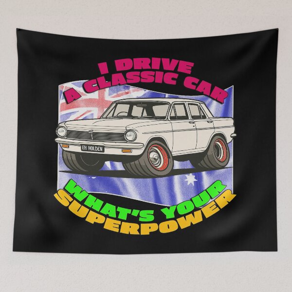 Item preview, EH Holden Cartoon – Classic Aussie Car Superpower Design designed and sold by Michael van der Hoorn.