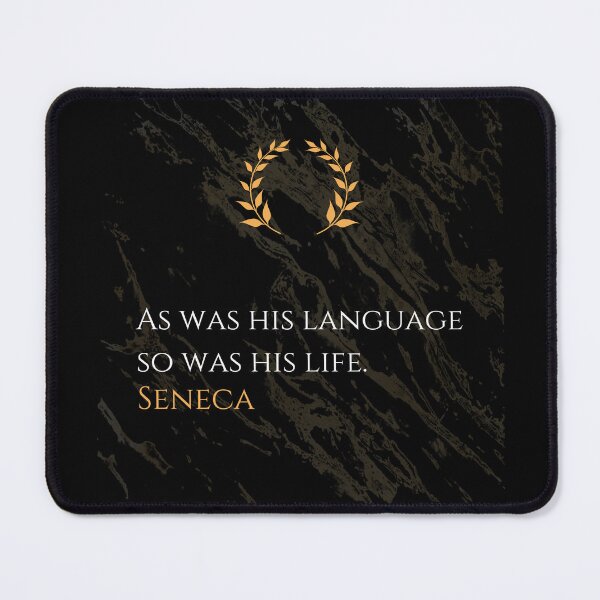Item preview, The Reflection of Character - Seneca Stoic Philosophy Quote designed and sold by DoseOPhilosophy.