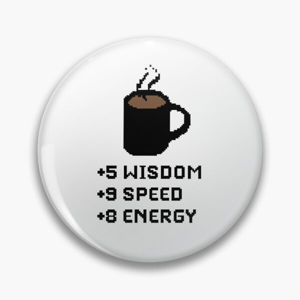 Item preview, Coffe Pixel (+ 5 Wisdom + 9 speed + 8 energy) designed and sold by BurunaMD.