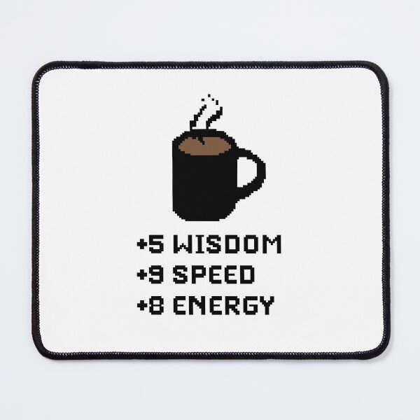Item preview, Coffe Pixel (+ 5 Wisdom + 9 speed + 8 energy) designed and sold by BurunaMD.