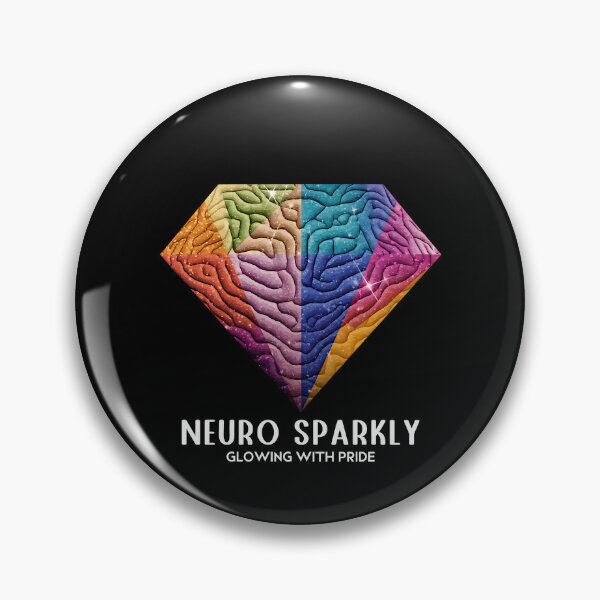 Item preview, Neuro Sparkly - Glowing With Pride  designed and sold by GRABAPSHOP.