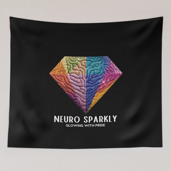 Item preview, Neuro Sparkly - Glowing With Pride  designed and sold by GRABAPSHOP.