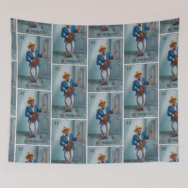 Item preview, El Musico (The Musician) Loteria Card 32  designed and sold by matteflor.