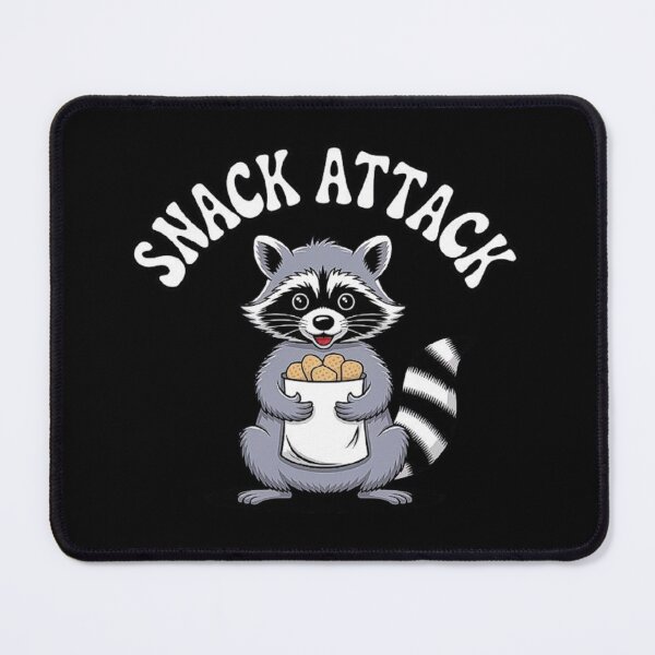 Item preview, Funny Raccoon Snack Attack | Cute Food Lover Raccoon Design designed and sold by love3617.