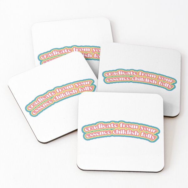 Item preview, Childish Folly Milchick Whimsical Quote designed and sold by C·REBRAL Labs.