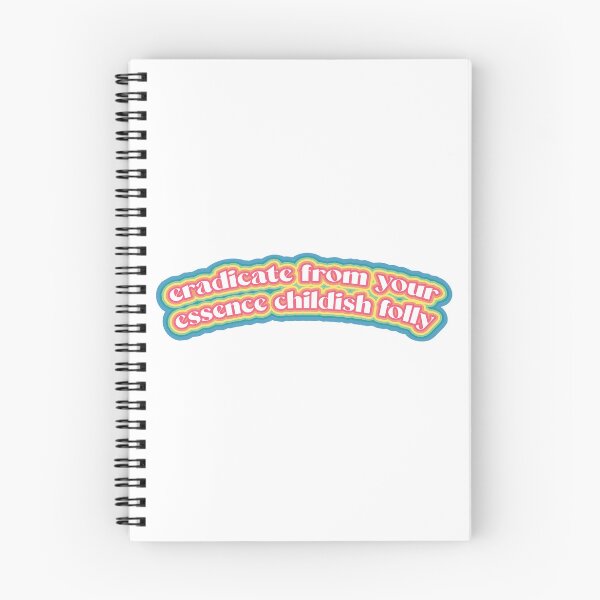 Item preview, Childish Folly Milchick Whimsical Quote designed and sold by C·REBRAL Labs.
