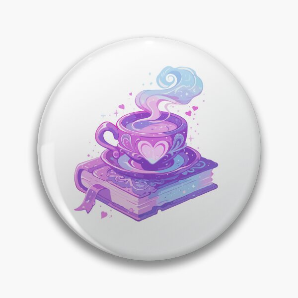 Item preview, spell book and coffee designed and sold by craftyaliens.