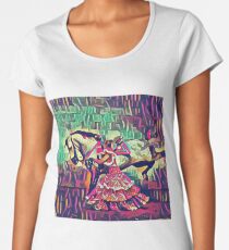 Neon Andalusian Capriole Women's Premium T-Shirt