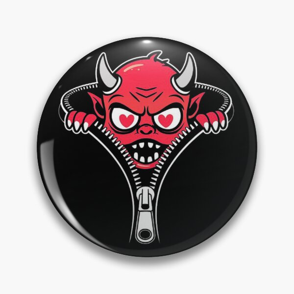 Item preview, Creepy Zipper Monster Face | Unique Demon Creature Illustration designed and sold by love3617.